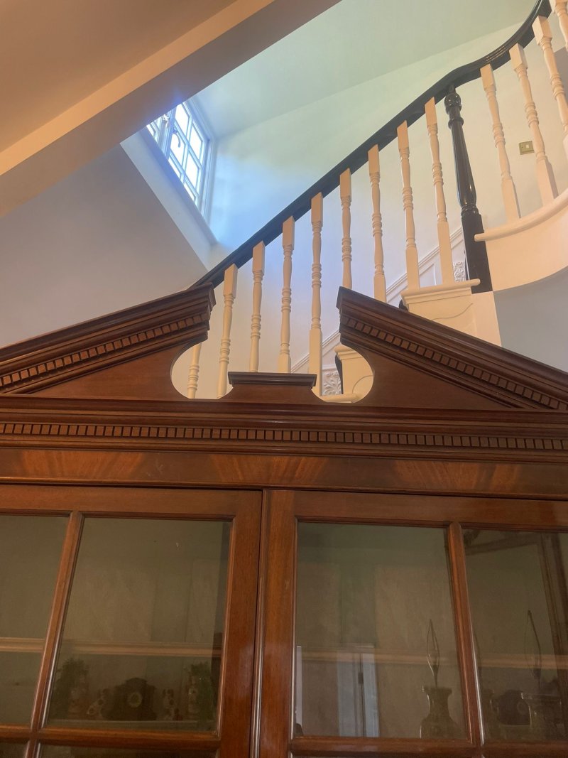 Large Antique Victorian Superb Quality Mahogany Breakfront Bookcase - Image 8